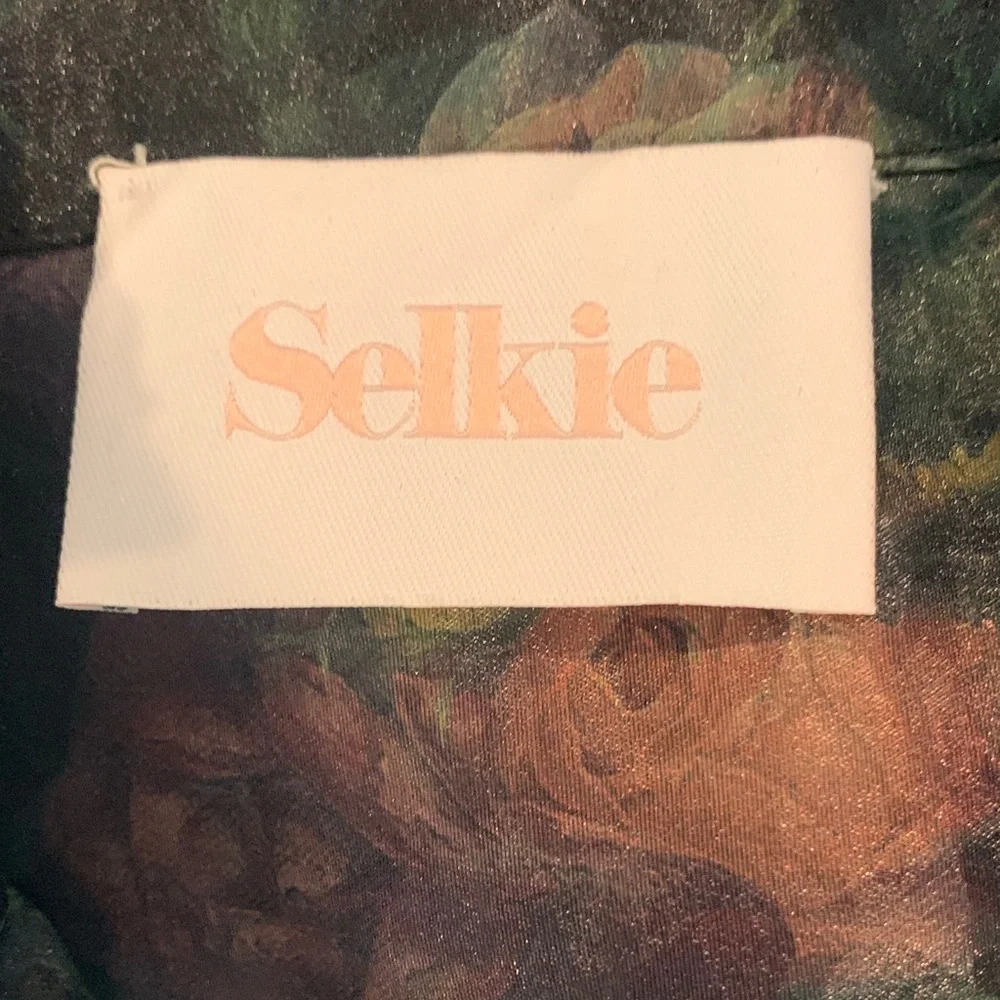 Selkie Dark Floral Long Sleeve Dress - Picture 2 of 11